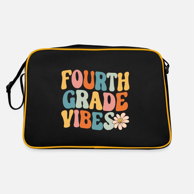 Fourth Grade Vibes - 4. Klasse Team Retro 1. Tag Retro Tasche