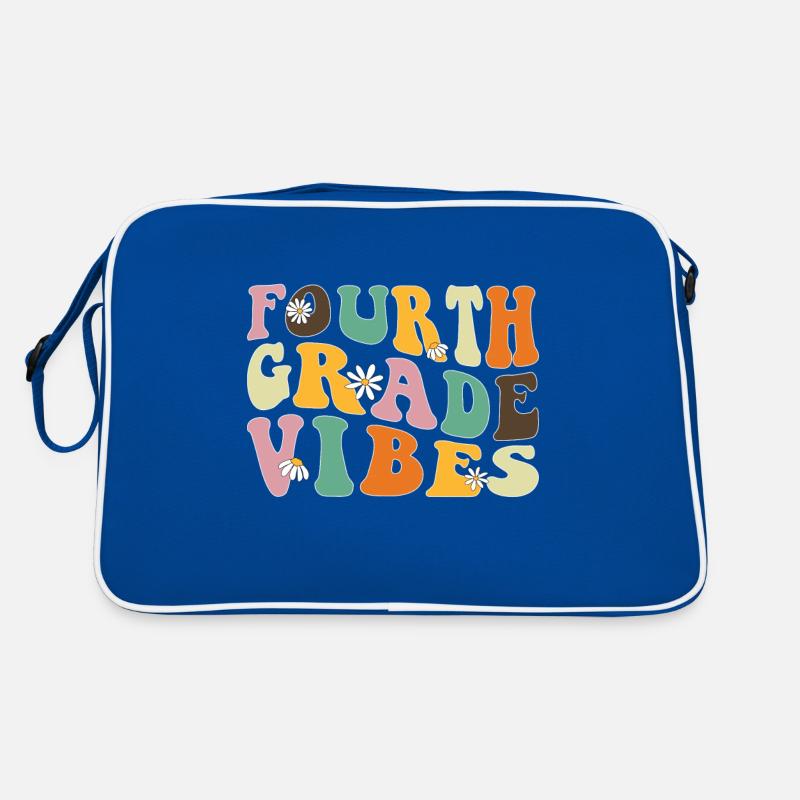 Fourth Grade Vibes - 4th Grade Team Retro 1st Day Retro Bag
