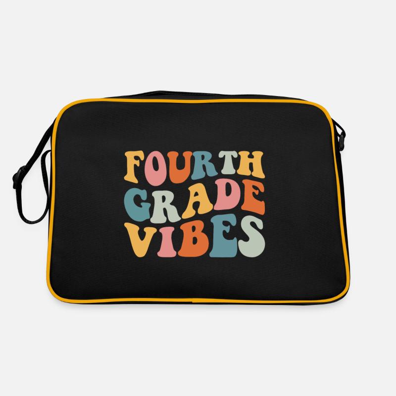 Fourth Grade Vibes - 4. Klasse Team Retro 1. Tag Retro Tasche