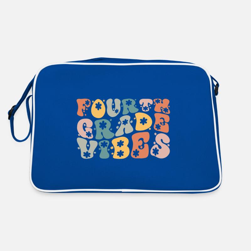 Fourth Grade Vibes - 4th Grade Team Retro 1st Day Retro Bag