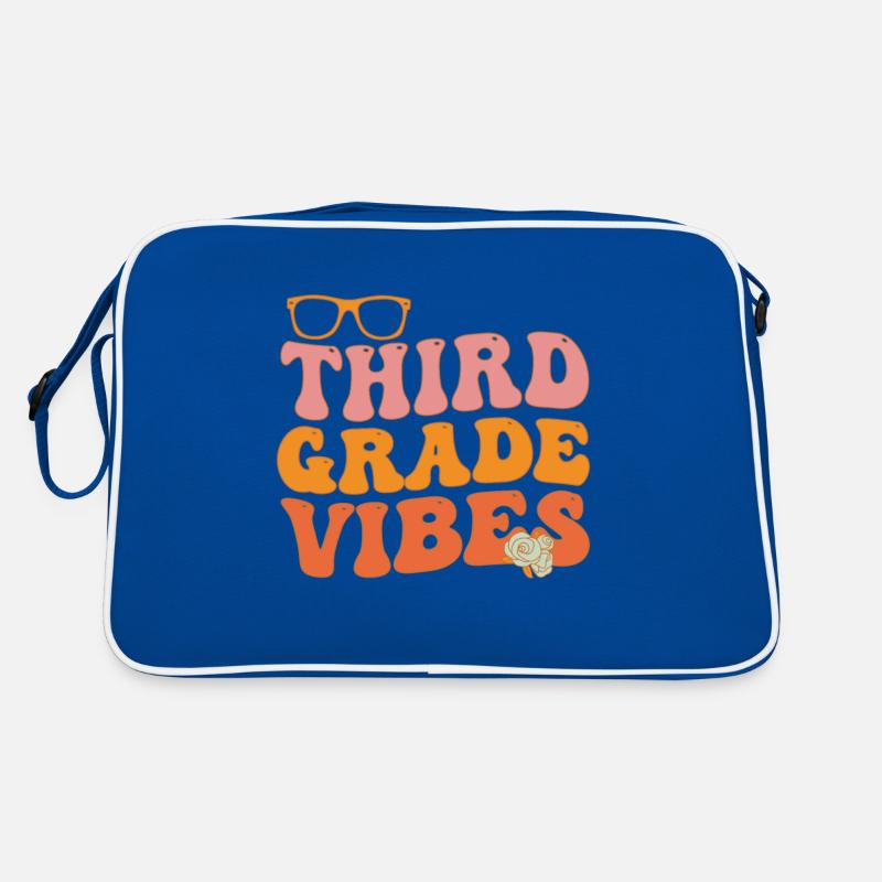 Third Grade Vibes - 3rd Grade Team Retro 1. Tag Retro Tasche