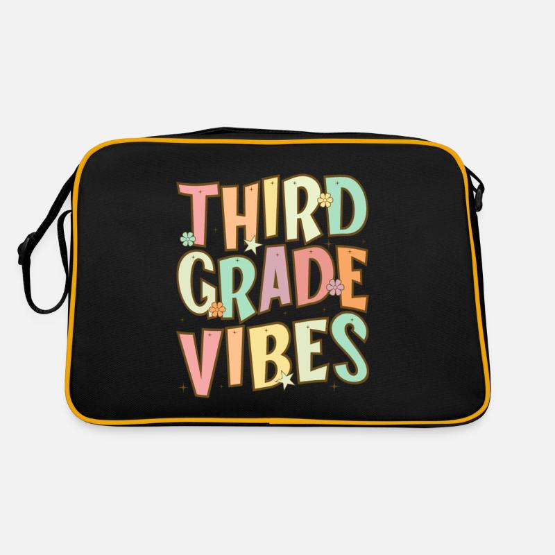 Third Grade Vibes - 3rd Grade Team Retro 1st Day Retro Bag