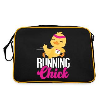 Running Runner Half Marathon - Retro Bag - black/gold - Back