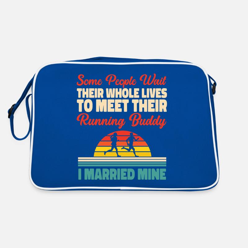 Running Runner Half Marathon Retro Tasche