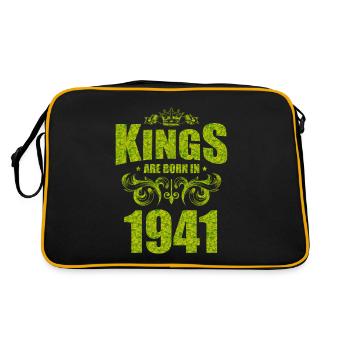 kings are born 1941 - Retro Bag - black/gold - Back