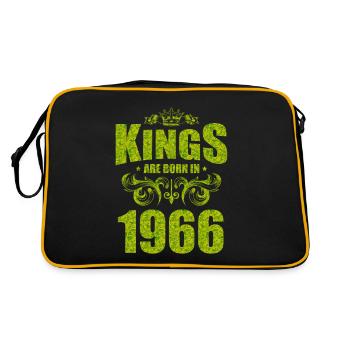 kings are born 1966 - Retro Bag - black/gold - Back