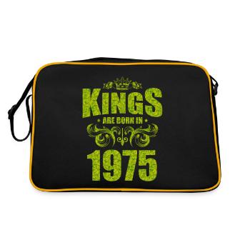 kings are born 1975 - Retro Bag - black/gold - Back