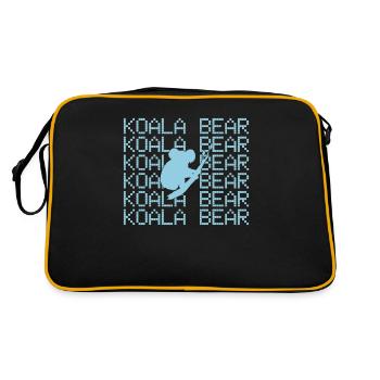 Ours Koala - Sac Retro - noir/or - Dos