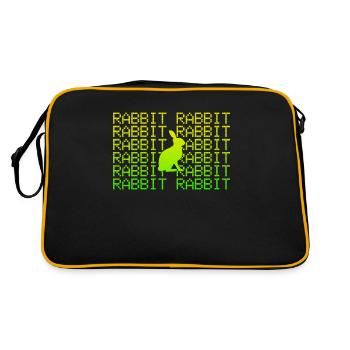 Hare - Retro Bag - black/gold - Back