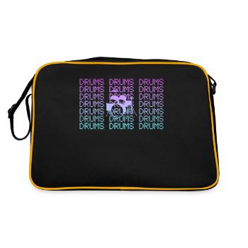 Percussion - Retro Bag - black/gold - Back