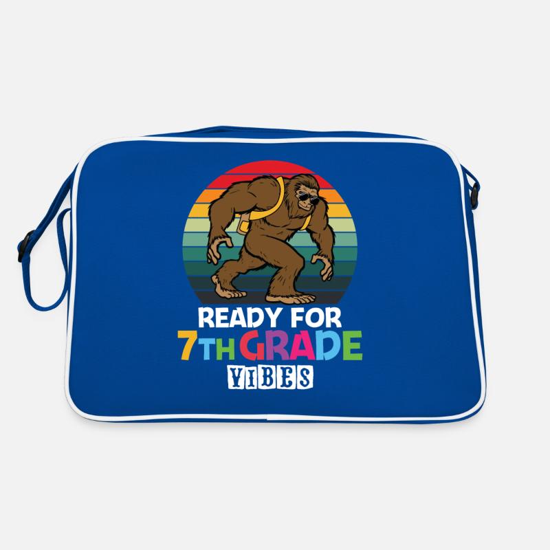 Ready For 7th Grade vibes Retro Groovy Women Retro Bag