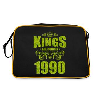 kings are born 1990 - Retro Bag - black/gold - Back