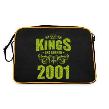 kings are born 2001 - Retro Bag - black/gold - Back