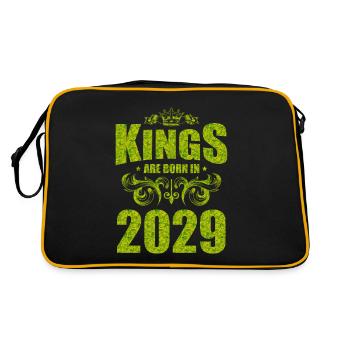 les rois naissent en 2029 - Sac Retro - noir/or - Dos