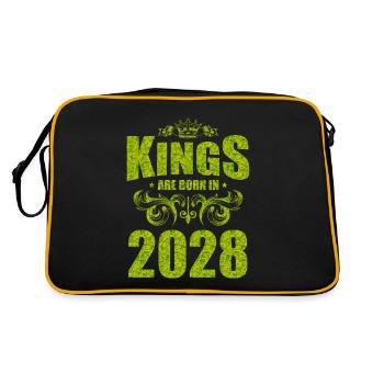 les rois naissent en 2028 - Sac Retro - noir/or - Dos