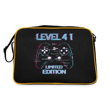 Birthday Level 41 Gaming Limited Edition Gamer - Retro Bag - black/gold - Back