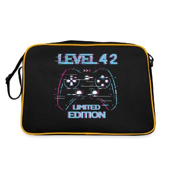 Birthday Level 42 Gaming Limited Edition Gamer - Retro Bag - black/gold - Back