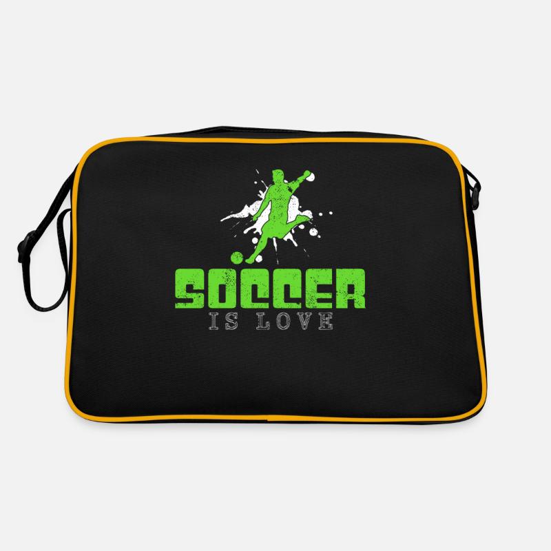 Fußball Spruch Retro Tasche