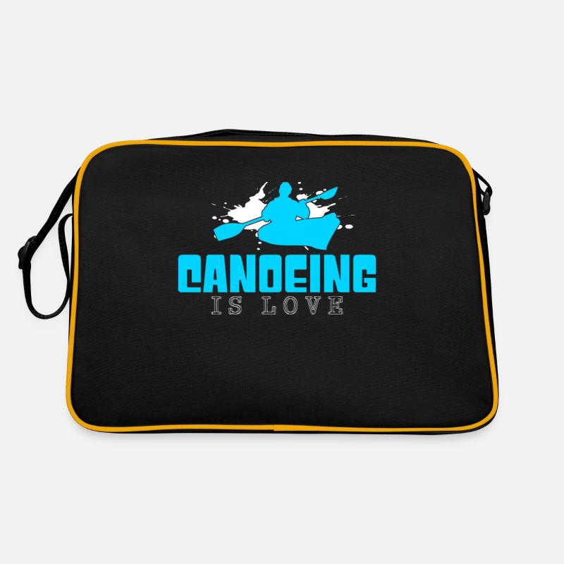 Canoe saying Retro Bag