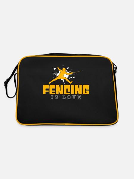 Escrime - Sac Retro - noir/or