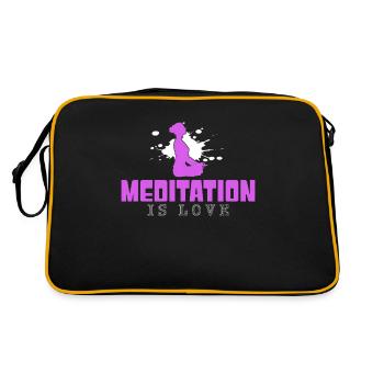 Méditation - Sac Retro - noir/or - Dos