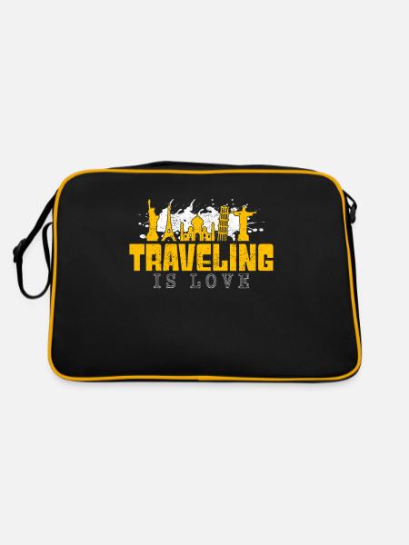 Dicton de voyage - Sac Retro - noir/or - Dos