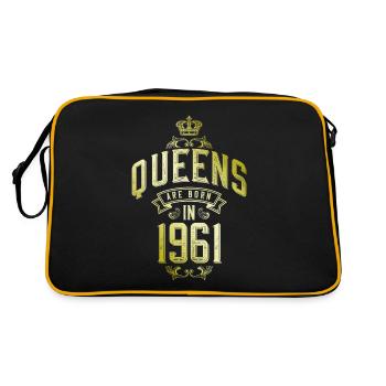 Reines nées en 1961 - Sac Retro - noir/or - Dos