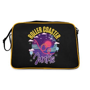 Roller Coaster Roller Coaster - Retro Tasche - Schwarz/Gold - Hinten