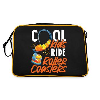 Roller Coaster Cool Kids Ride - Retro Bag - black/gold - Back