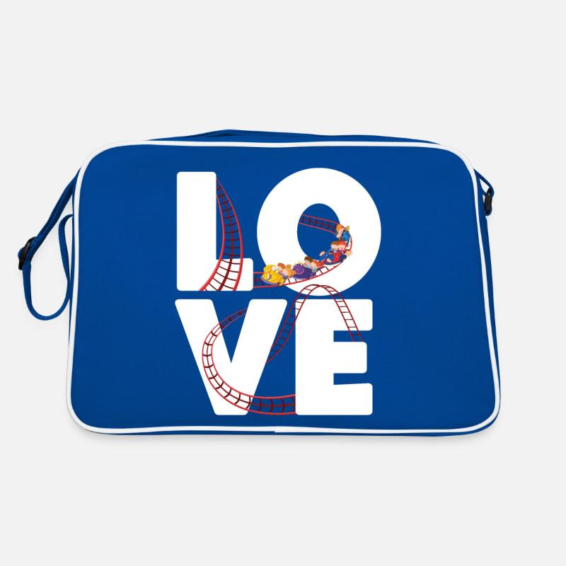 Roller Coaster Love Retro Tasche