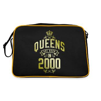 Queens born in 2000 - Retro Bag - black/gold - Back