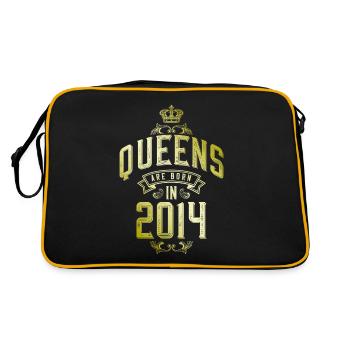 Queens born in 2014 - Retro Bag - black/gold - Back