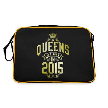 Queens born in 2015 - Retro Bag - black/gold - Back