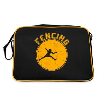 Fencing - Retro Bag - black/gold - Back