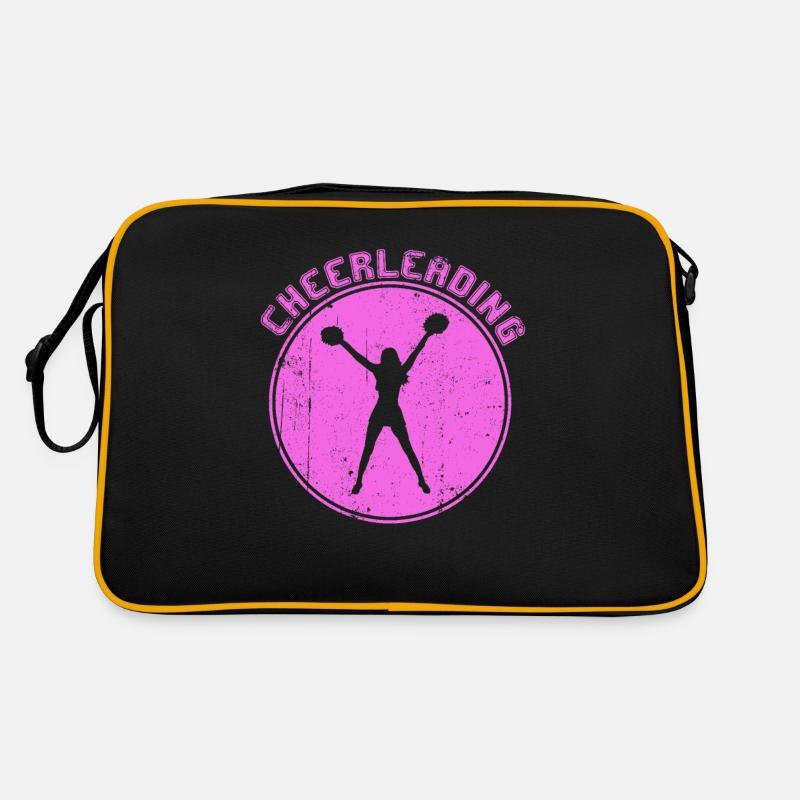 cheerleading - Retro Tasche - Schwarz/Gold