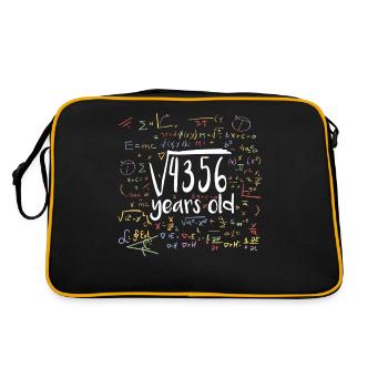 Racine carrée de 4356 Math Nerd 66e anniversaire - Sac Retro - noir/or - Dos