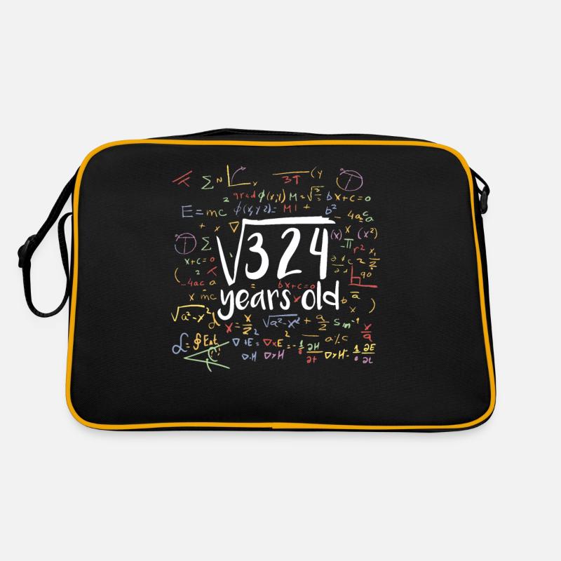 Square root of 324 math nerd 18th birthday Retro Bag