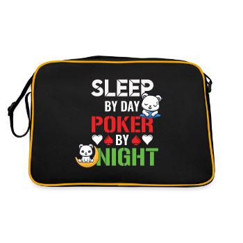 Poker Night Sleep by Day - Sac Retro - noir/or - Dos