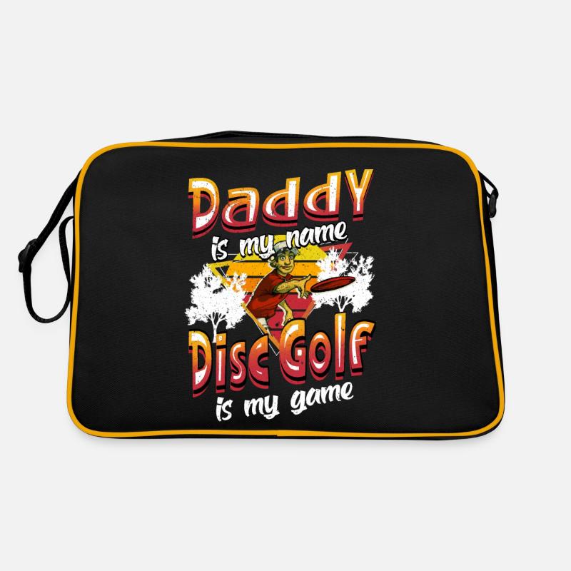Papa est mon nom Disc Golf est mon jeu pour papa Sac Retro
