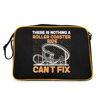 Roller Coaster There Is Nothing A - Retro Bag - black/gold - Back