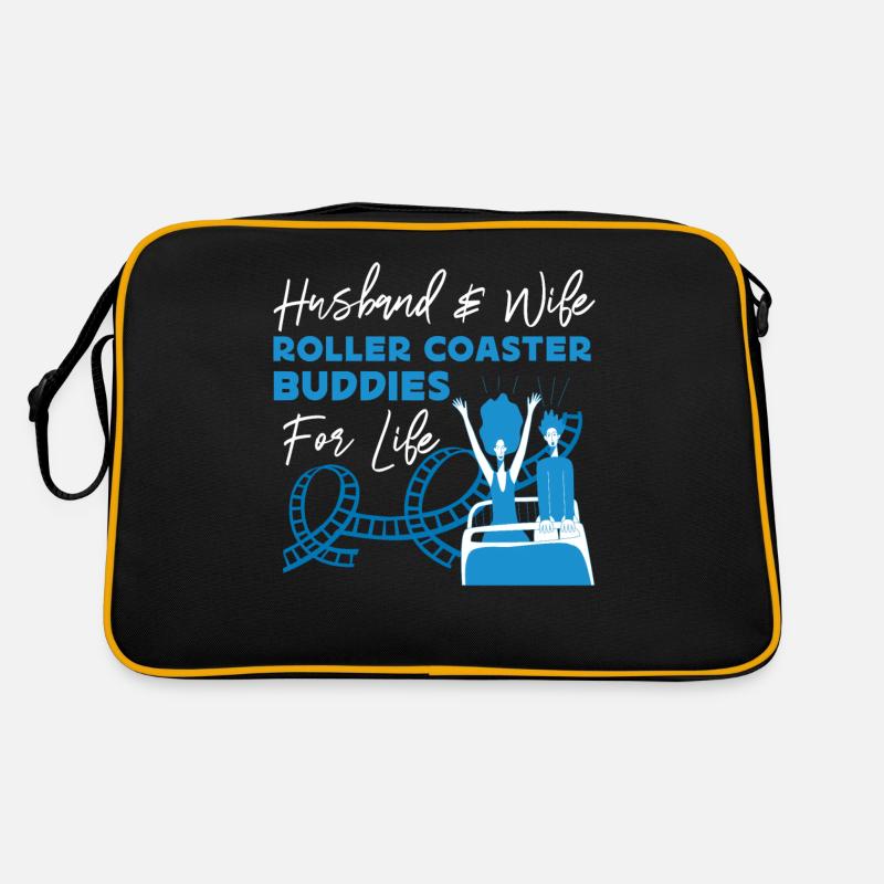 Roller Coaster Marriage Wedding Retro Tasche
