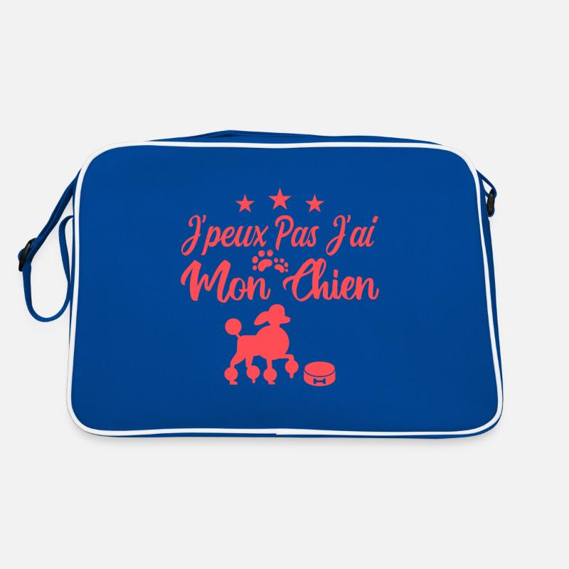 Je peux pas j'ai mon chien Sac Retro