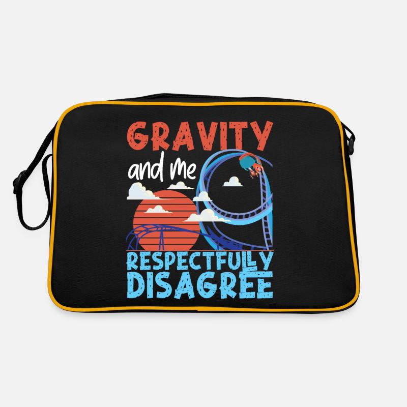 Roller Coaster Gravity And Me Retro Tasche