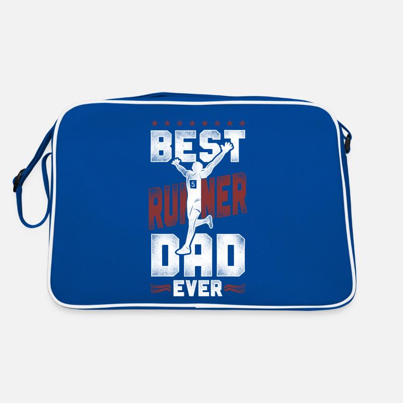 Running Runner Half Marathon Dad Retro Tasche