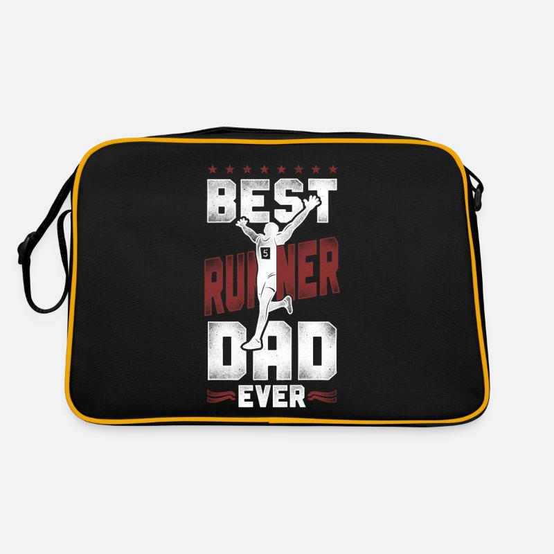 Running Runner Half Marathon Dad Retro Bag