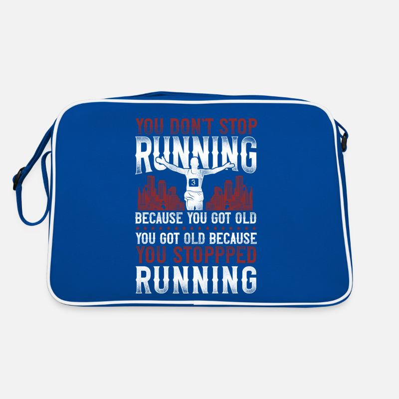 Running Runner Half Marathon Retro Tasche