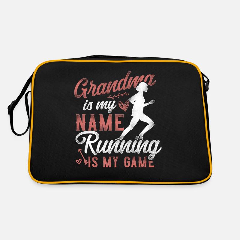 Running Runner Half Marathon Retro Tasche