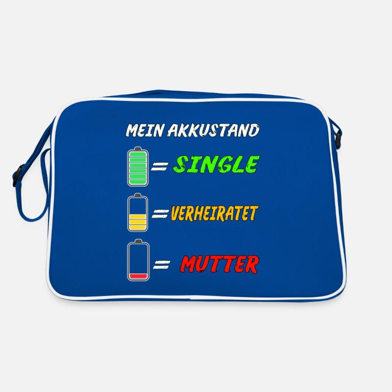 Mutter Mama Single Verheiratet Akku Retro Tasche
