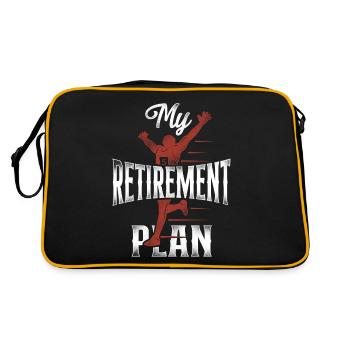 Running Runner Half Marathon - Retro Bag - black/gold - Back
