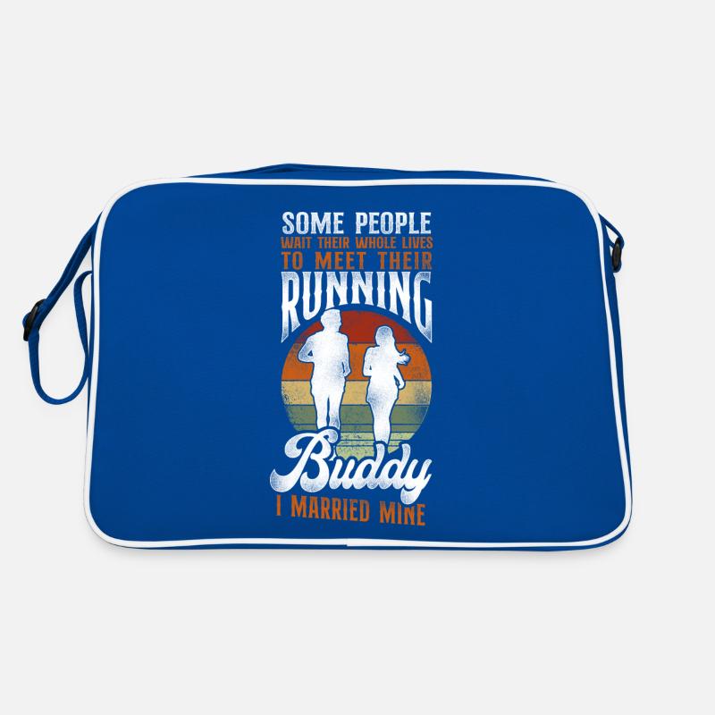 Running Runner Half Marathon Retro Tasche
